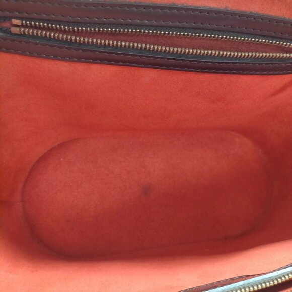 Authentic Louis Vuitton Manosque PM Brown Damier Hand Bag mn780-112525 - Picture 11 of 16